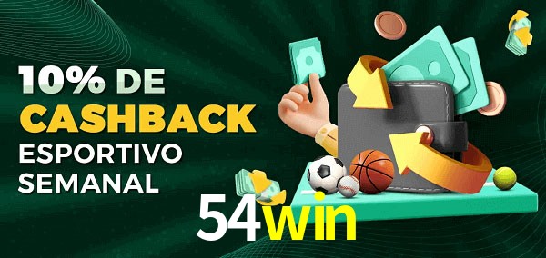 10% de bônus de cashback na 54win